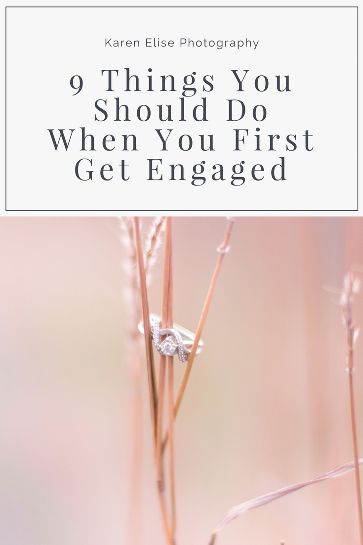 9 Things You Should Do When You First Get Engaged -