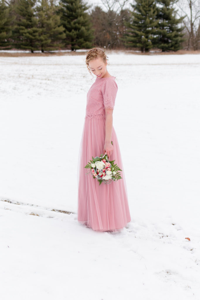 Mauve Winter Wedding Inspiration