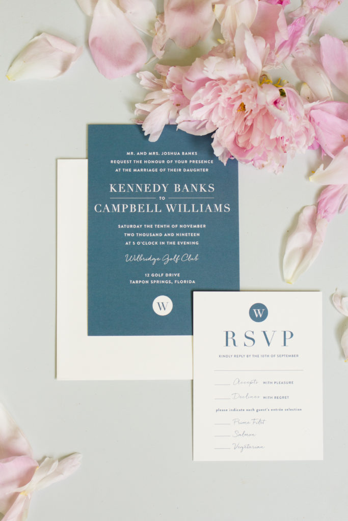 Classic Blue Wedding Invitation | Minted