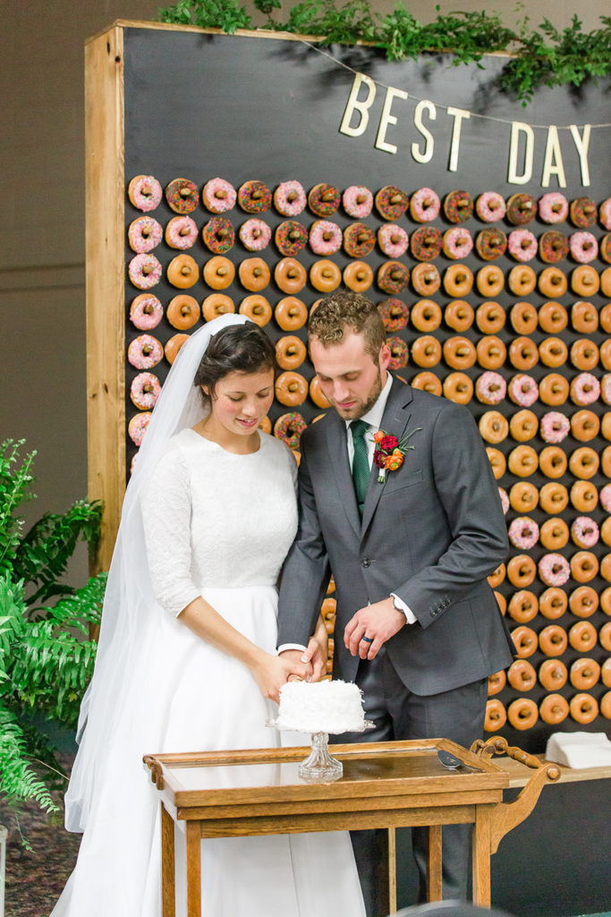 Wedding Reception Donut Wall